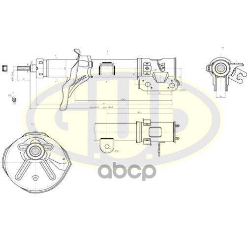 фото Амортизатор подвески g.u.d gsa339746 g.u.d.