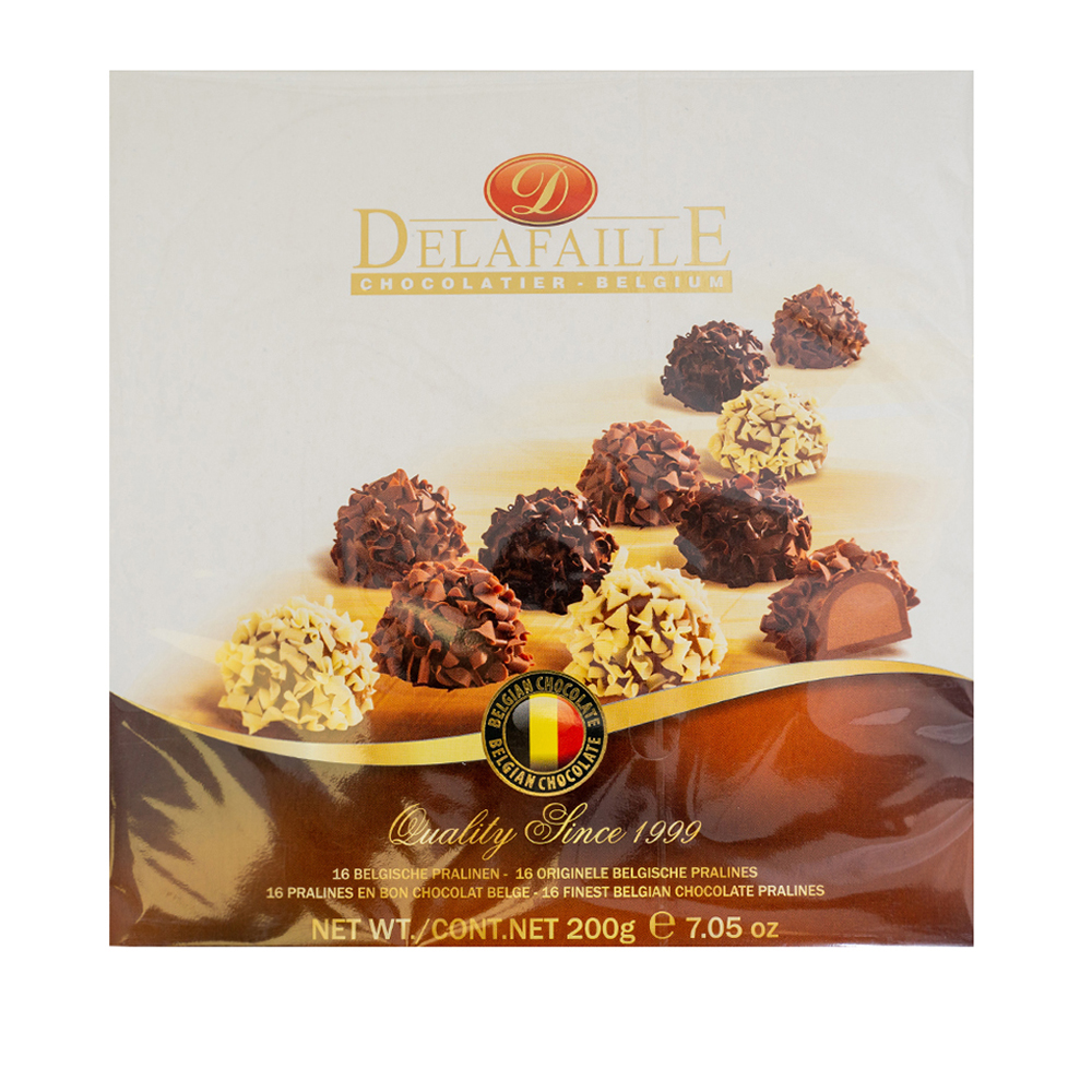 

Шоколадные конфеты "Ассорти в обсыпке" Delafaille 200 г, Бельгия