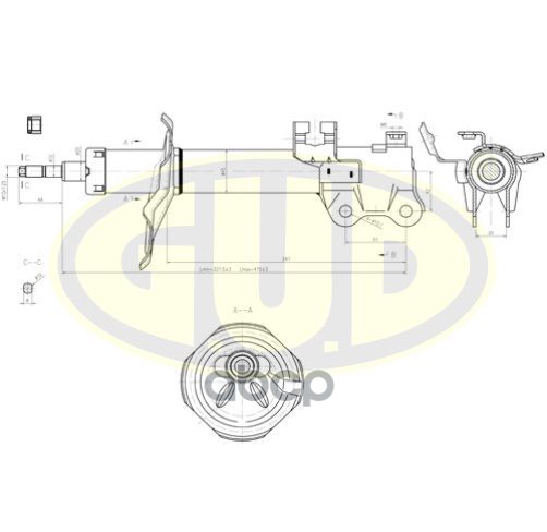 

Амортизатор подвески G.U.D GSA333308