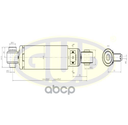 фото Амортизатор подвески g.u.d gsa344500 g.u.d.