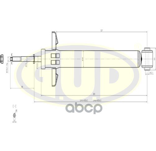 фото Амортизатор подвески g.u.d gsa443246 g.u.d.