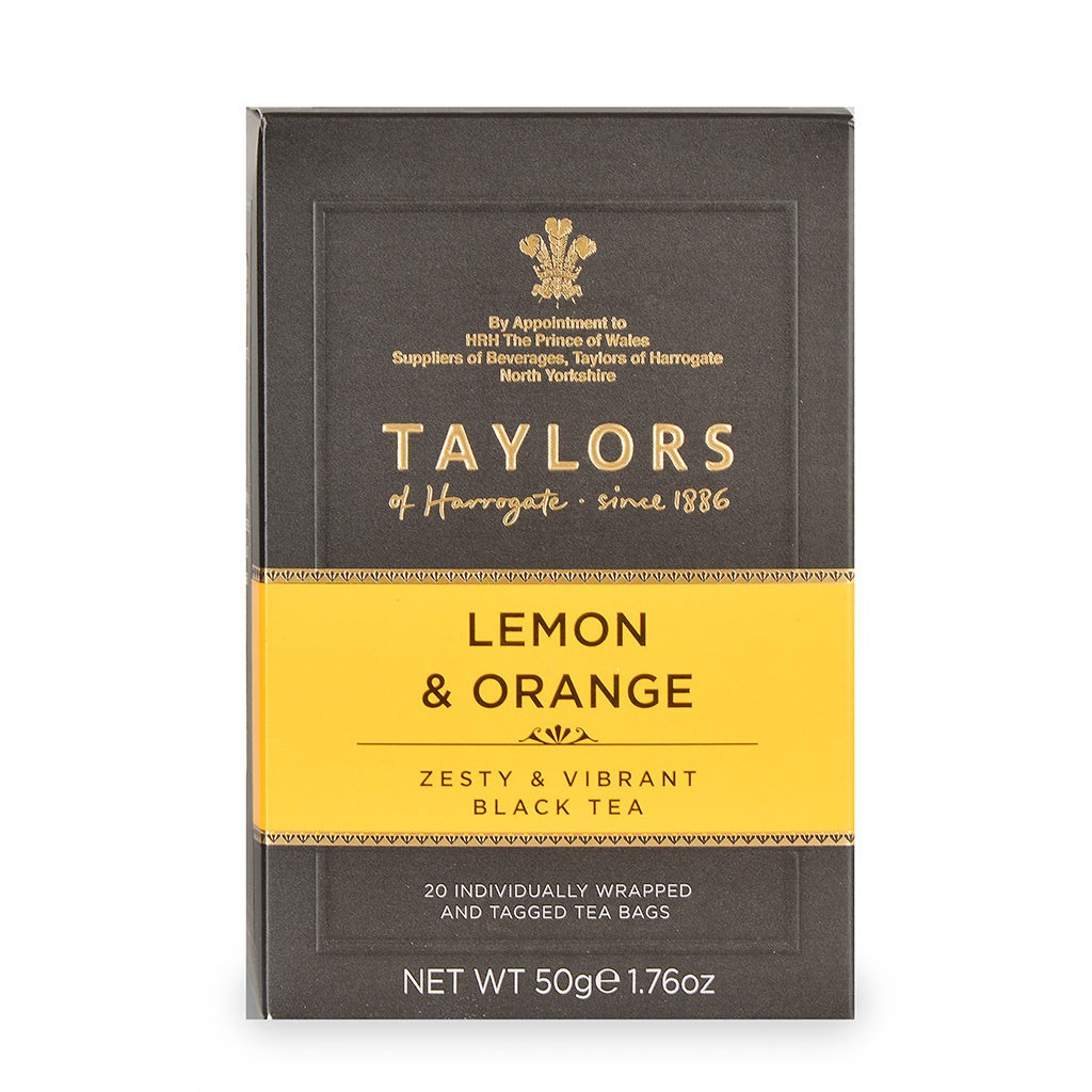 Чай черный Taylors of Harrogate с ароматом лимона и апельсина 20*2.5г Великобритания