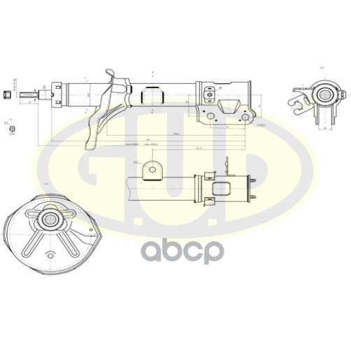 фото Амортизатор подвески g.u.d gsa339747 g.u.d.
