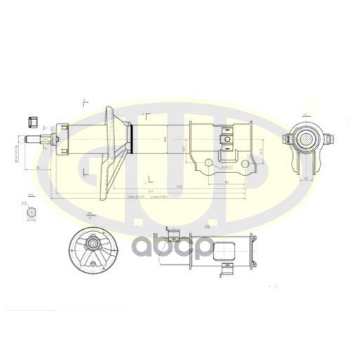 

Амортизатор подвески G.U.D GSA333304