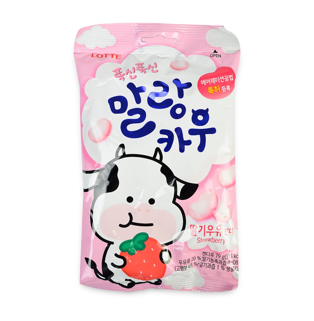 Карамель Лотте Malang Cow Milk Лотте 79 г Южная Корея