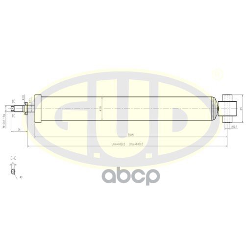 

Амортизатор подвески G.U.D GSA343348