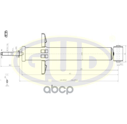 фото Амортизатор подвески g.u.d gsa343191 g.u.d.