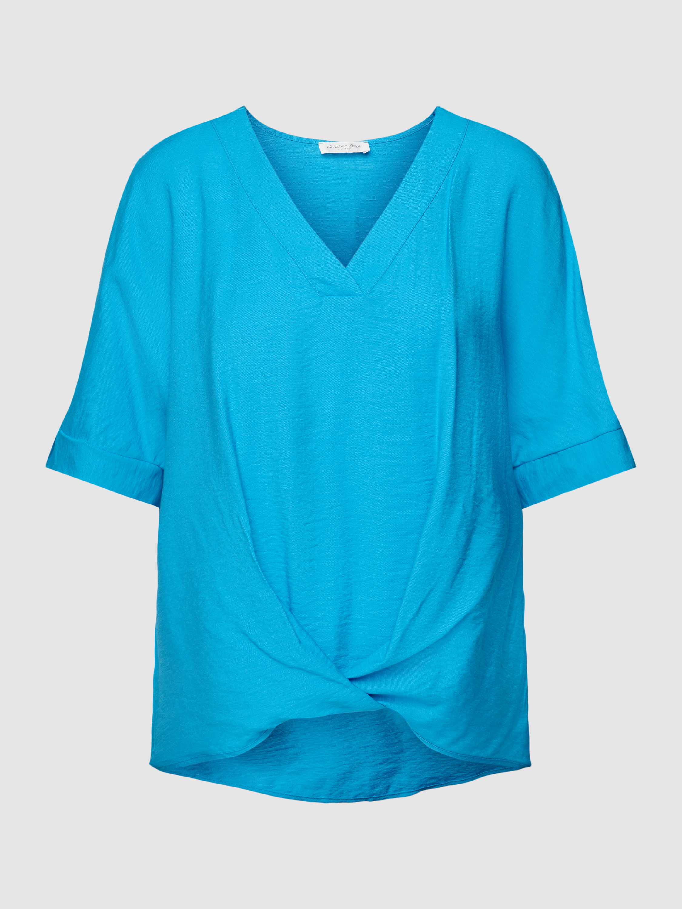 Блуза женская Christian Berg Woman 1754861 синяя 40 (доставка из-за рубежа)