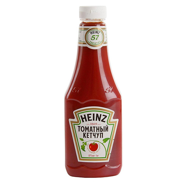 

Кетчуп "Heinz" томатный, 1 кг, Россия
