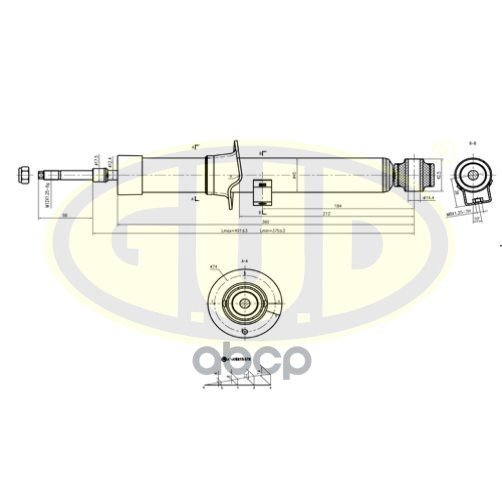 фото Амортизатор подвески g.u.d gsa341365 g.u.d.