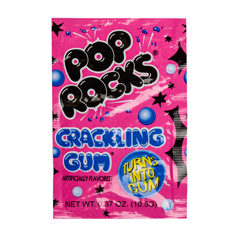 

Жевательная резинка с леденцами Pop Rocks Bubblegum 11г Испания