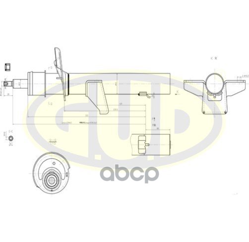 

Амортизатор подвески G.U.D GSA339759