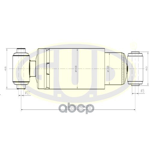 фото Амортизатор подвески g.u.d gsa343308 g.u.d.