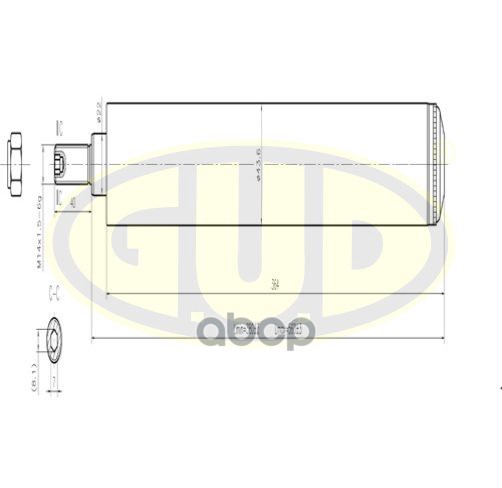 фото Амортизатор подвески g.u.d gsa665030 g.u.d.