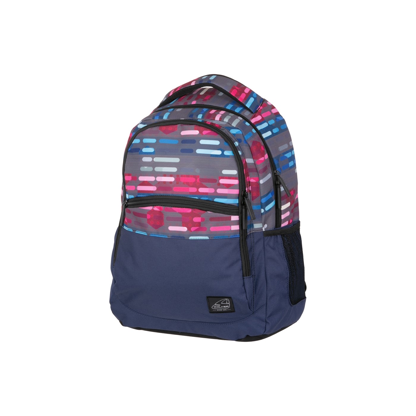 фото Рюкзак детский walker base classic lines blue pink