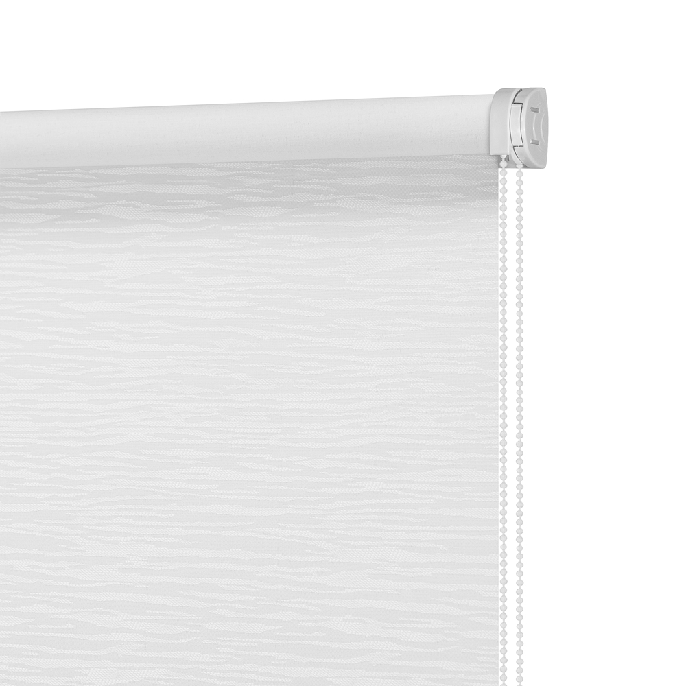 фото Рулонная штора decofest миниролл блэкаут кортеза белый 40x160 160x40 см
