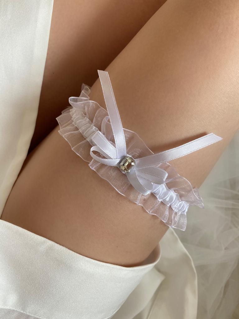 

Подвязка женская Yourdiadem №65 белая S/M, №65