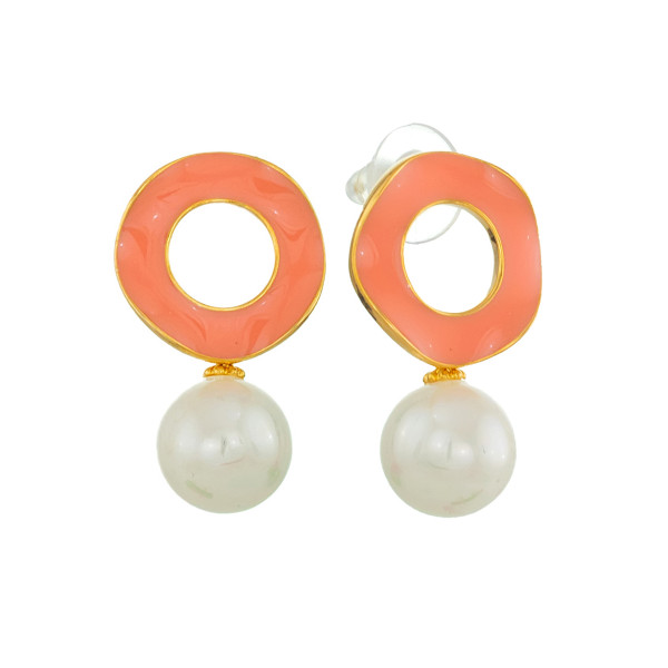 

Серьги из бижутерного сплава Corona Style B006E0811086, эмаль, B006E0811086