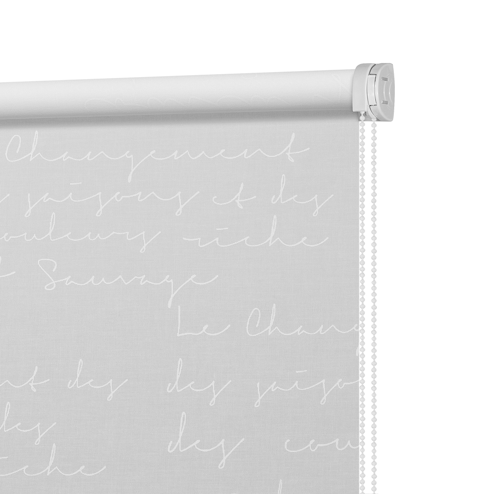 фото Рулонная штора decofest миниролл письмо белый 50x160 160x50 см