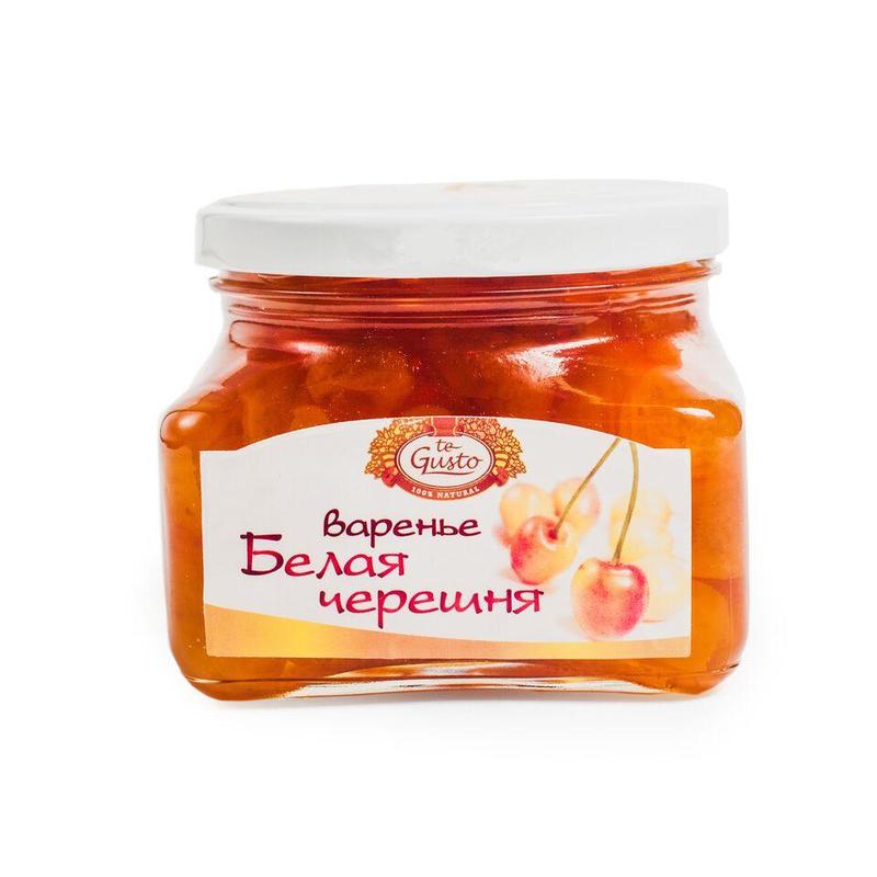 

Варенье Te Gusto из белой черешни 430 г Армения