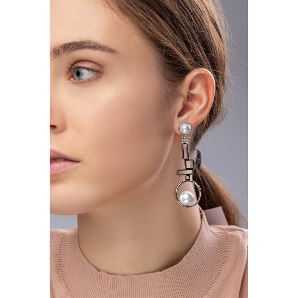 

Серьги из бижутерного сплава Corona Style B002EJE17546B, жемчуг искусственный, B002EJE17546B