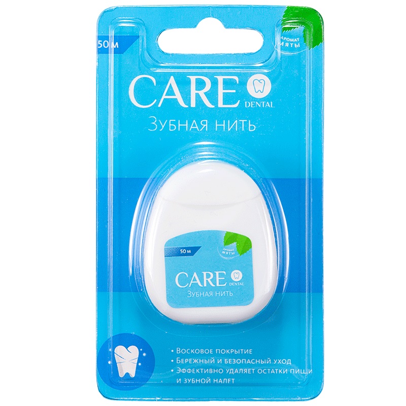 Зубная нить Care Dental 50м