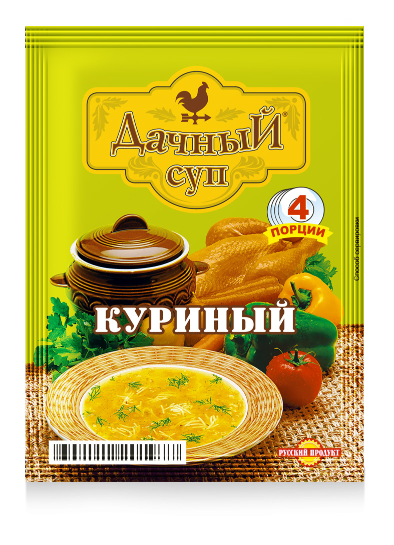 

Суп Дачный "Куриный" 60г