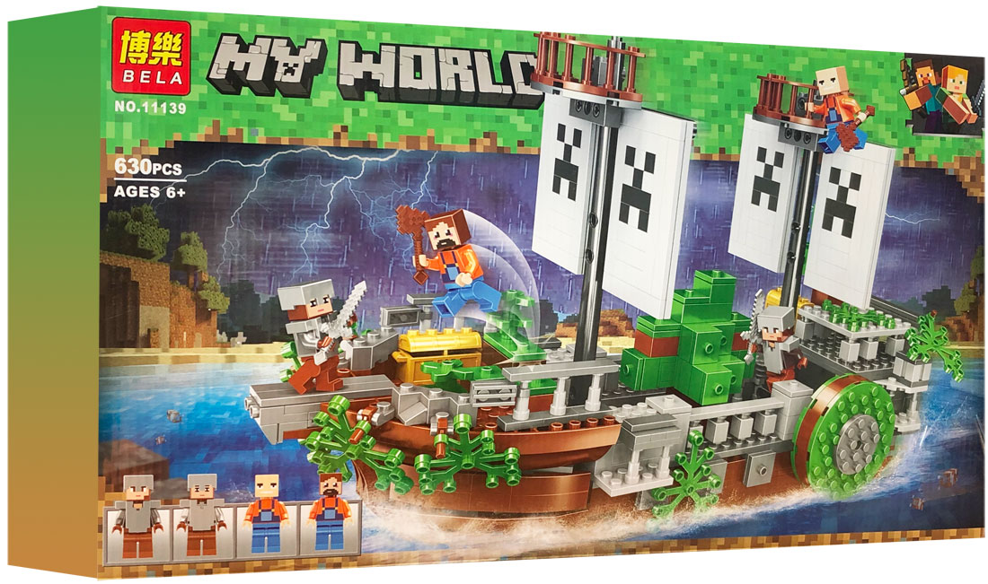 

Конструктор Майнкрафт My World «Корабль» 11139 Lari (Bela), 11139