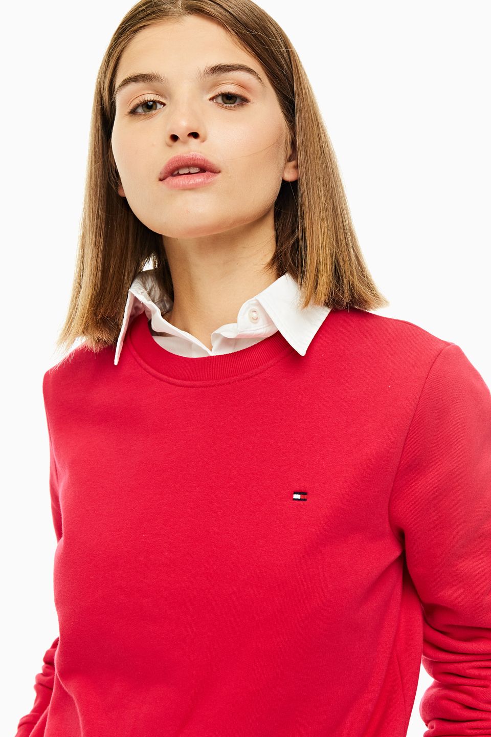 

Свитшот женский Tommy Hilfiger WW0WW27955 розовый L, WW0WW27955