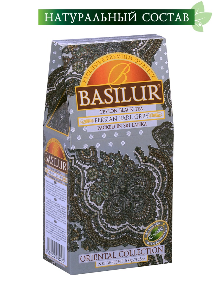 

Чай Basilur Восточная коллекция Эрл Грей по-персидски черный листовой с добавками 100 г