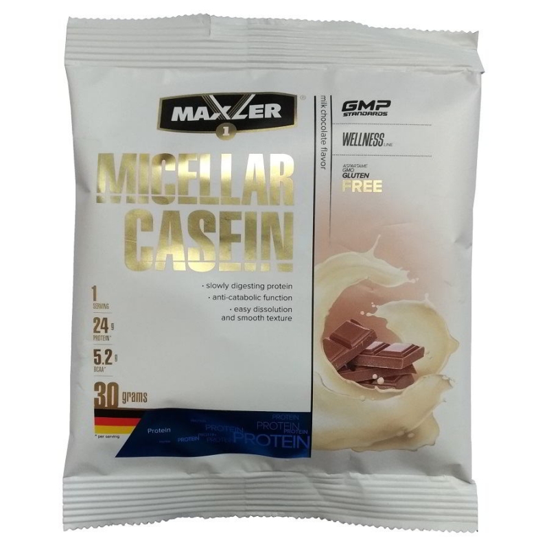 

Протеин Maxler Micellar Casein, 30 г, milk chocolate, Micellar Casein