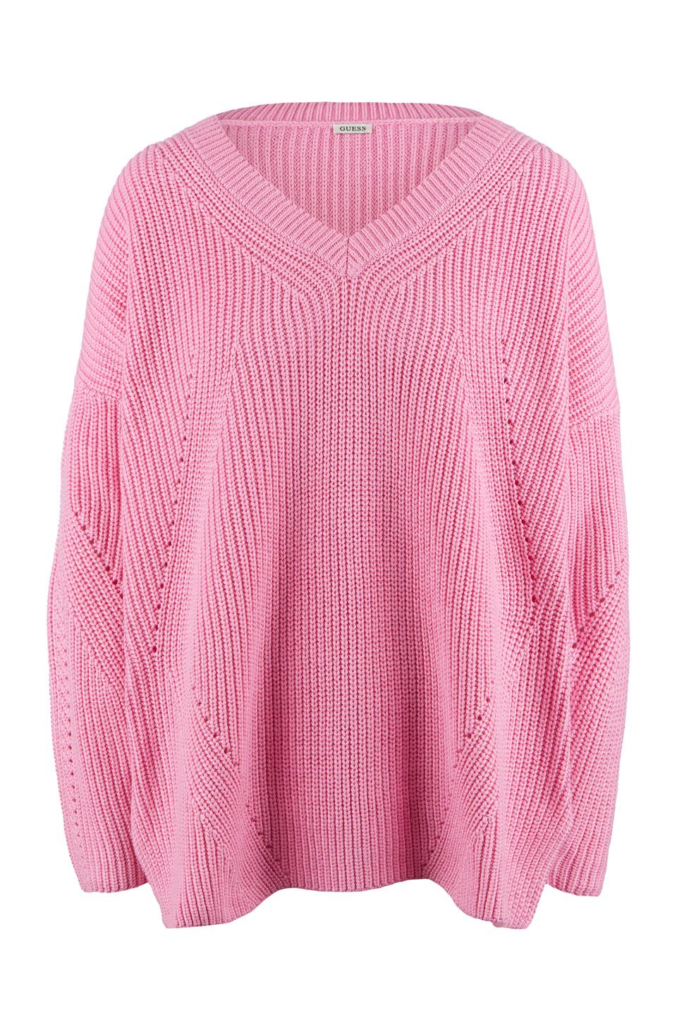 

Пуловер женский Guess розовый, W0YR98-Z2BB0