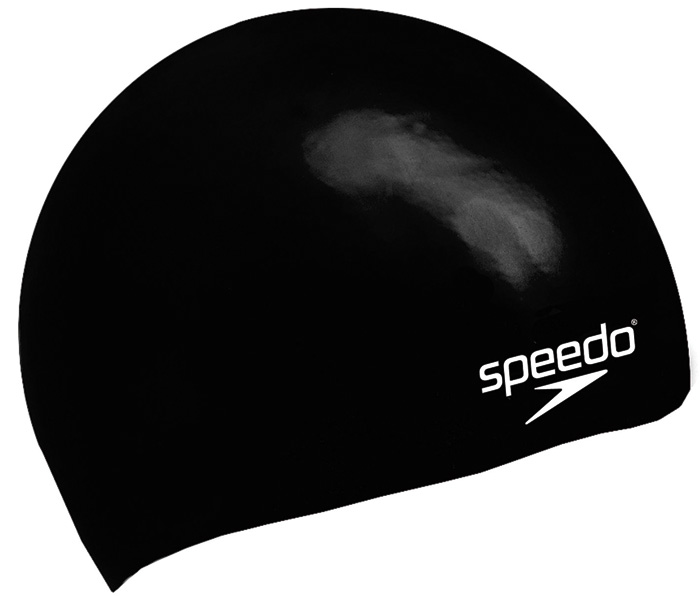 фото Шапочка для плавания speedo plain moulded silicone cap junior black