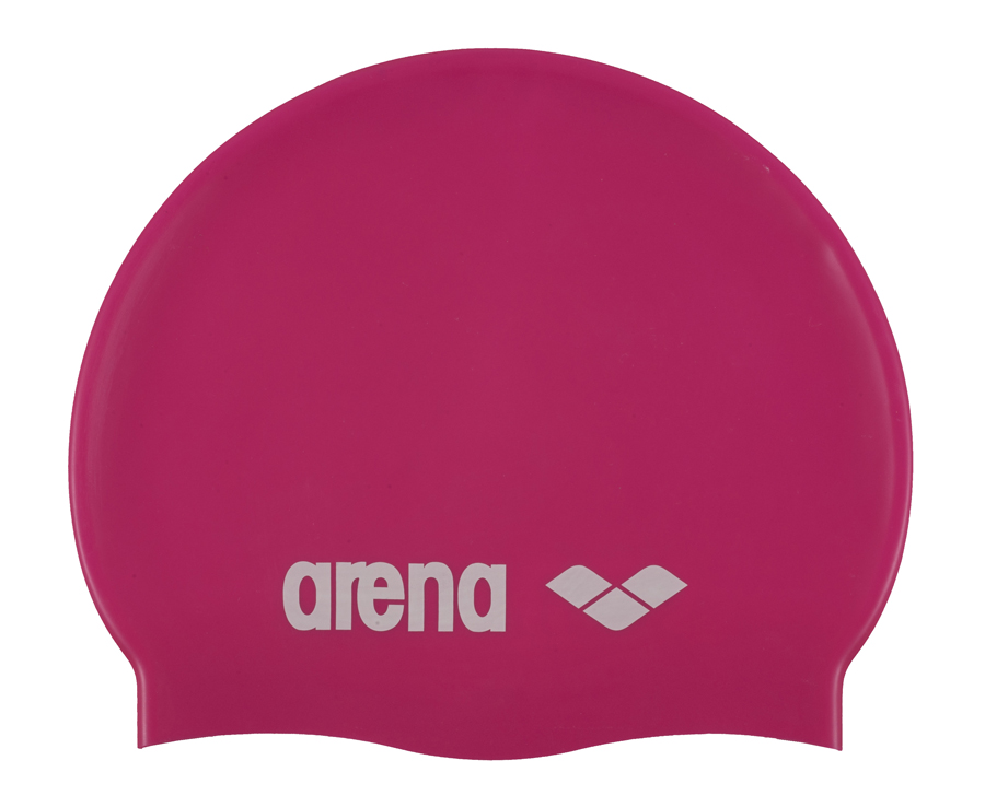 фото Шапочка для плавания arena classic silicone junior pink
