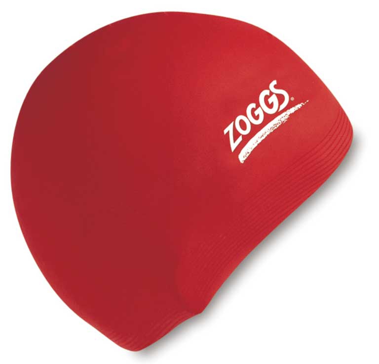 Шапочка для плавания Zoggs Silicone Cap red