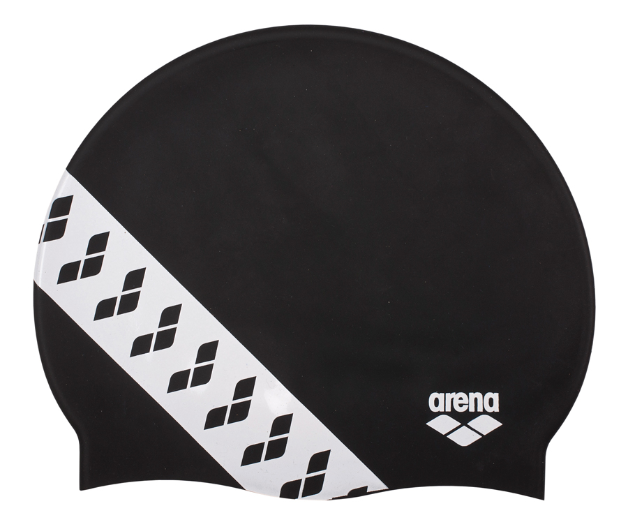 

Шапочка для плавания Arena Team Stripe Cap black, Team Stripe Cap