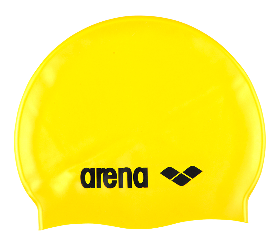 фото Шапочка для плавания arena classic silicone yellow