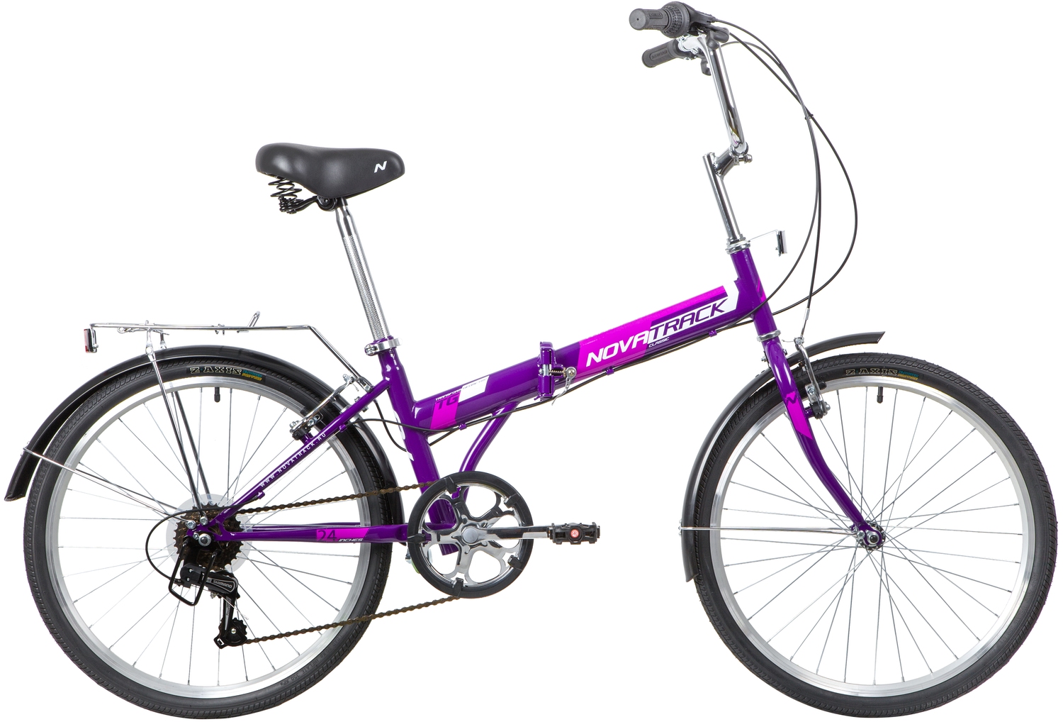 фото Велосипед novatrack tg-24 classic 6.0 nf 2020 one size violet