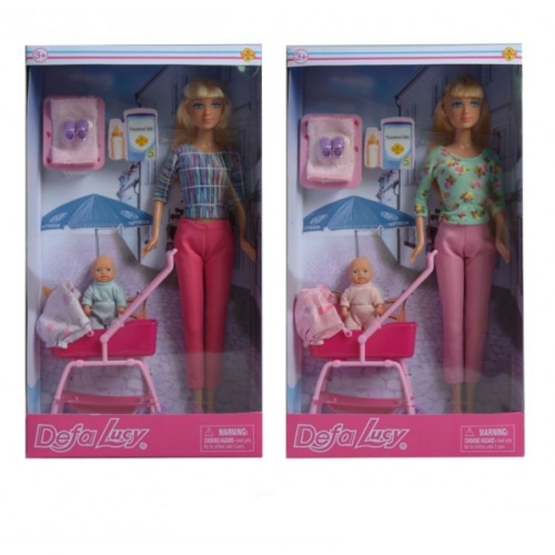 Кукла Defa Lucy На прогулке с малышом 8358d, в ассортименте