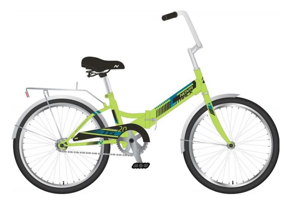 Велосипед Novatrack TG-20 Classic 201 20 2020 One Size green