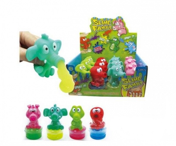 

Игрушка-антистресс Junfa Toys Slime family, Разноцветный