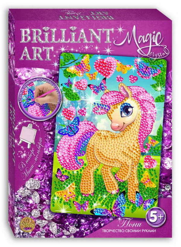 

Мозаика со стразами Лапландия Magic Crystal Пони