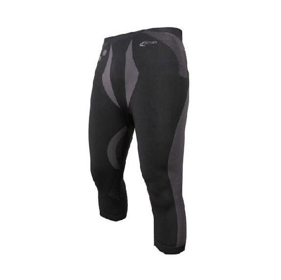 

Термокальсоны Accapi Polar Bear Seamless 3/4 Trousers Man, black/anthracite, XS-S, Черный;серый, Polar Bear Seamless 3/4 Trousers Man