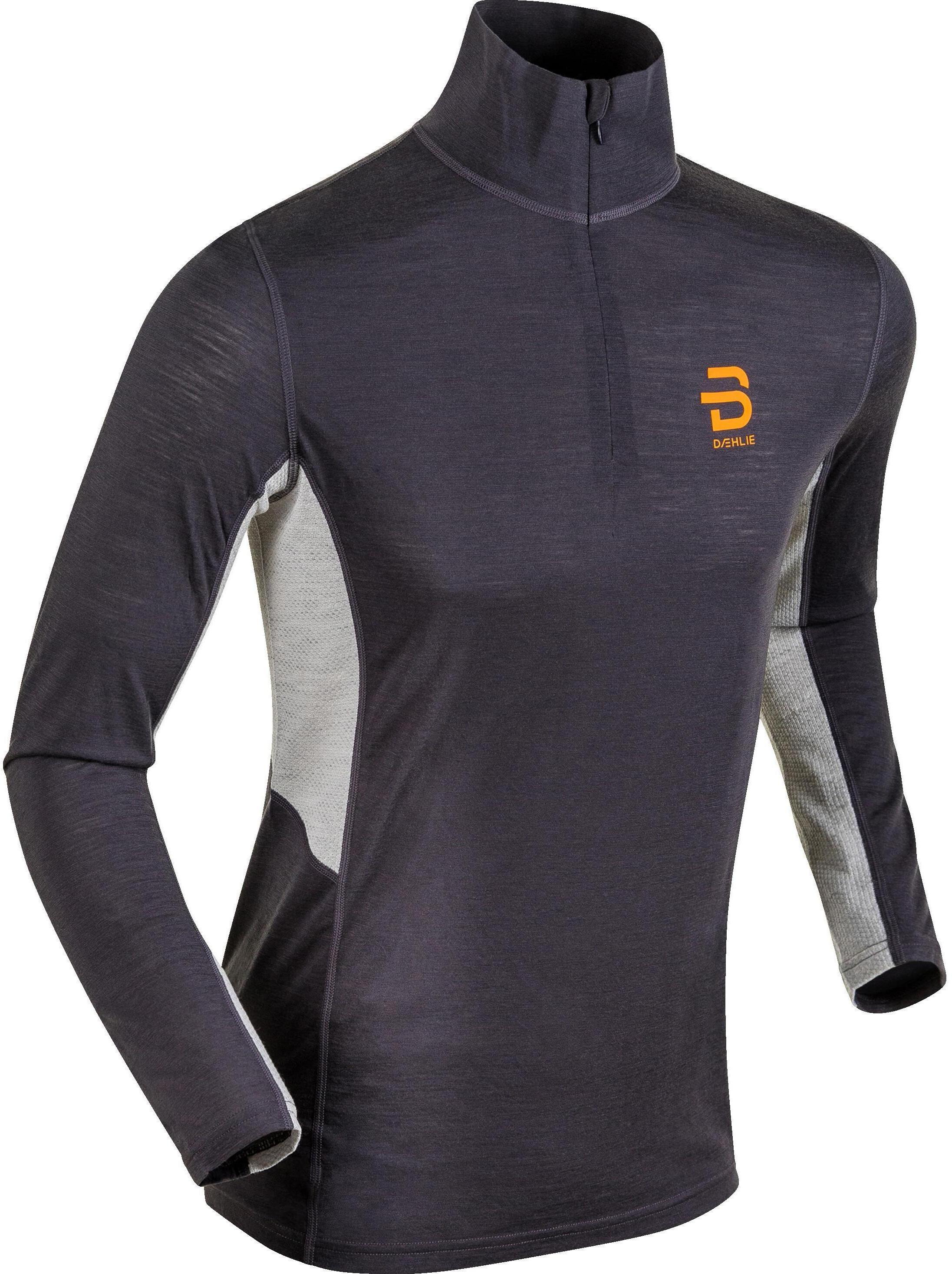 

Термолонгслив Bjorn Daehlie Training Wool Half Zip For Men, nine iron, L, Training Wool Half Zip For Men
