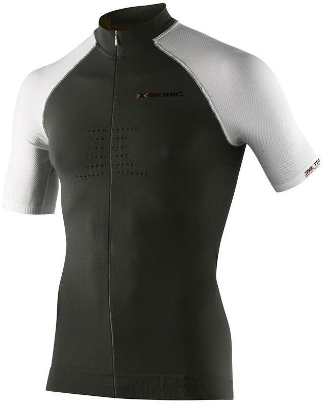 

Термофутболка X-Bionic Biking Ae Man Race Ow Shirt Sh Sl Full Zip, серый/черный, S, Biking Ae Man Race Ow Shirt Sh Sl Full Zip