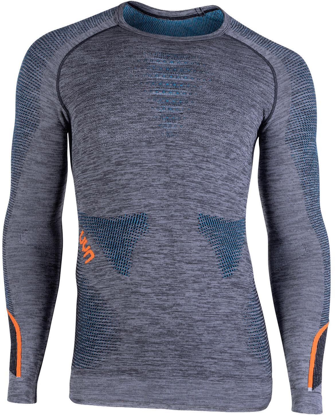 

Термолонгслив Uyn Ambityon Man UW, black melange/atlantic/orange shiny, XXL, Ambityon Man UW