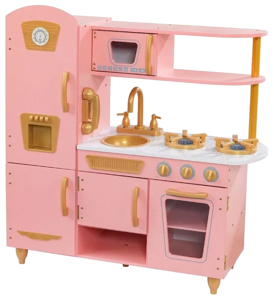 

Кухня игровая KidKraft Винтаж цвет розовый с золотом