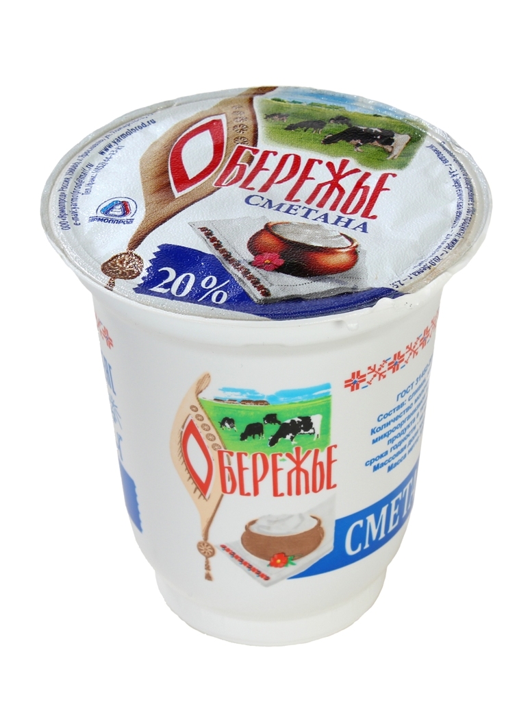 

Бзмж сметана обережье 20% п/ст 320г ярмолпрод