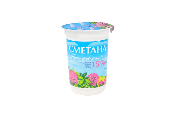 

Сметана Пискаревская 15%, 200 г, БЗМЖ