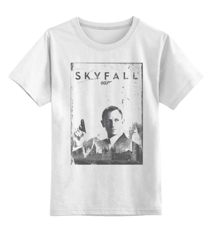 

Детская футболка Printio Skyfall цв.белый р.116, 0000000768954